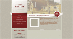 Desktop Screenshot of calvarybaptistwilliston.com